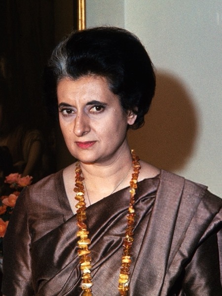 Foto potret Indira Gandhi