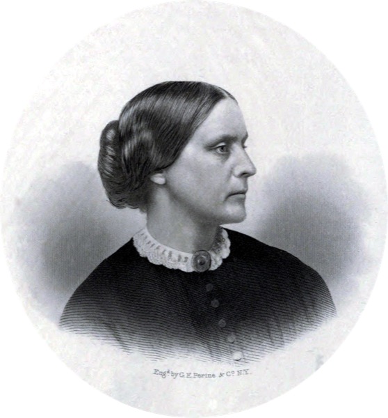 Foto potret Susan B. Anthony